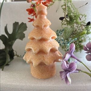 Orange Aventurine pine tree